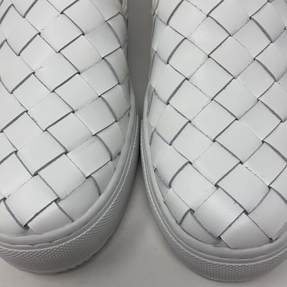 MARC FISHER Calla Woven Leather Slip-On Sneaker - Picture 8 of 13